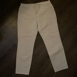 Women's Cream Jeans